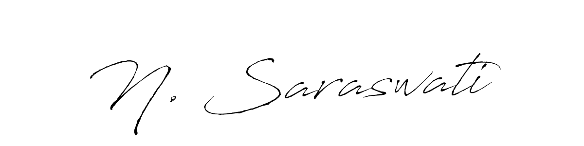 Also we have N. Saraswati name is the best signature style. Create professional handwritten signature collection using Antro_Vectra autograph style. N. Saraswati signature style 6 images and pictures png
