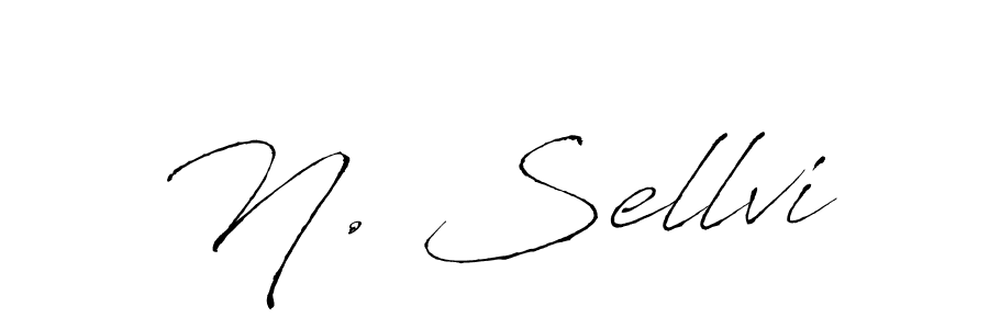 How to make N. Sellvi signature? Antro_Vectra is a professional autograph style. Create handwritten signature for N. Sellvi name. N. Sellvi signature style 6 images and pictures png