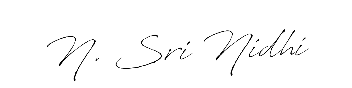 Check out images of Autograph of N. Sri Nidhi name. Actor N. Sri Nidhi Signature Style. Antro_Vectra is a professional sign style online. N. Sri Nidhi signature style 6 images and pictures png