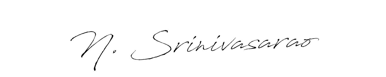 N. Srinivasarao stylish signature style. Best Handwritten Sign (Antro_Vectra) for my name. Handwritten Signature Collection Ideas for my name N. Srinivasarao. N. Srinivasarao signature style 6 images and pictures png