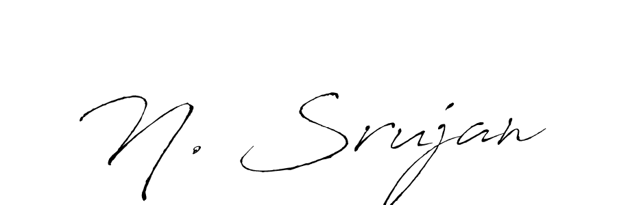 Similarly Antro_Vectra is the best handwritten signature design. Signature creator online .You can use it as an online autograph creator for name N. Srujan. N. Srujan signature style 6 images and pictures png