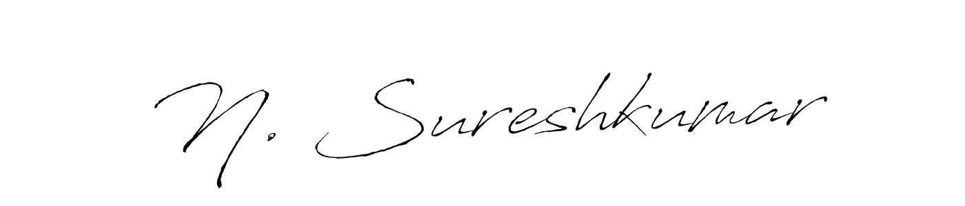 How to make N. Sureshkumar signature? Antro_Vectra is a professional autograph style. Create handwritten signature for N. Sureshkumar name. N. Sureshkumar signature style 6 images and pictures png
