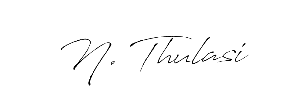N. Thulasi stylish signature style. Best Handwritten Sign (Antro_Vectra) for my name. Handwritten Signature Collection Ideas for my name N. Thulasi. N. Thulasi signature style 6 images and pictures png