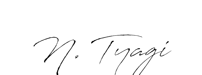 Use a signature maker to create a handwritten signature online. With this signature software, you can design (Antro_Vectra) your own signature for name N. Tyagi. N. Tyagi signature style 6 images and pictures png