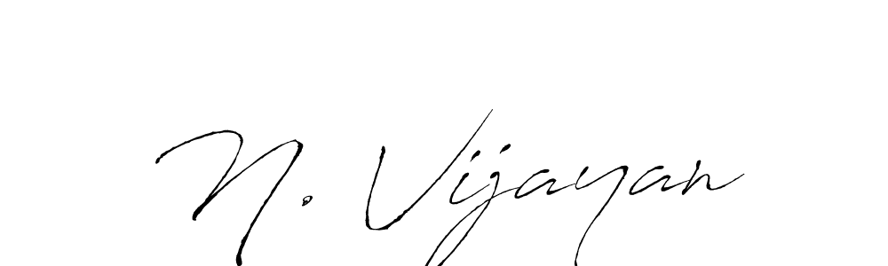 Also we have N. Vijayan name is the best signature style. Create professional handwritten signature collection using Antro_Vectra autograph style. N. Vijayan signature style 6 images and pictures png