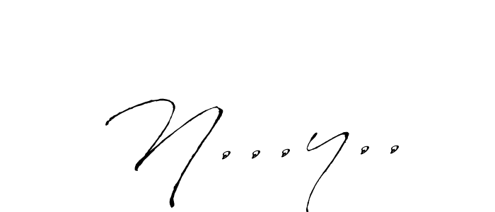 N...y.. stylish signature style. Best Handwritten Sign (Antro_Vectra) for my name. Handwritten Signature Collection Ideas for my name N...y... N...y.. signature style 6 images and pictures png