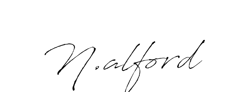 Make a beautiful signature design for name N.alford. With this signature (Antro_Vectra) style, you can create a handwritten signature for free. N.alford signature style 6 images and pictures png