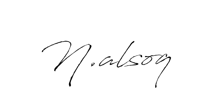 It looks lik you need a new signature style for name N.alsoq. Design unique handwritten (Antro_Vectra) signature with our free signature maker in just a few clicks. N.alsoq signature style 6 images and pictures png