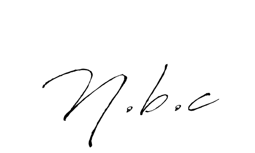 if you are searching for the best signature style for your name N.b.c. so please give up your signature search. here we have designed multiple signature styles  using Antro_Vectra. N.b.c signature style 6 images and pictures png