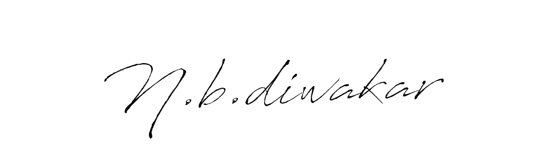 Use a signature maker to create a handwritten signature online. With this signature software, you can design (Antro_Vectra) your own signature for name N.b.diwakar. N.b.diwakar signature style 6 images and pictures png