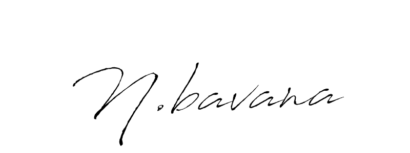 How to make N.bavana signature? Antro_Vectra is a professional autograph style. Create handwritten signature for N.bavana name. N.bavana signature style 6 images and pictures png