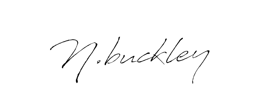 Create a beautiful signature design for name N.buckley. With this signature (Antro_Vectra) fonts, you can make a handwritten signature for free. N.buckley signature style 6 images and pictures png