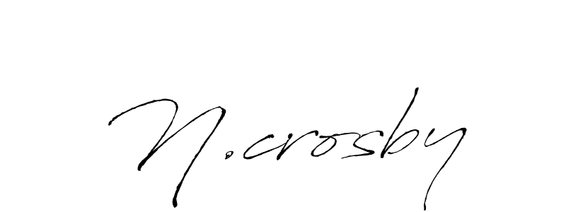 if you are searching for the best signature style for your name N.crosby. so please give up your signature search. here we have designed multiple signature styles  using Antro_Vectra. N.crosby signature style 6 images and pictures png