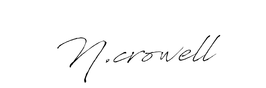 It looks lik you need a new signature style for name N.crowell. Design unique handwritten (Antro_Vectra) signature with our free signature maker in just a few clicks. N.crowell signature style 6 images and pictures png