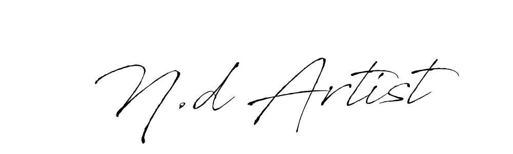 How to Draw N.d Artist signature style? Antro_Vectra is a latest design signature styles for name N.d Artist. N.d Artist signature style 6 images and pictures png