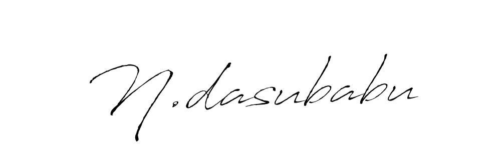 Best and Professional Signature Style for N.dasubabu. Antro_Vectra Best Signature Style Collection. N.dasubabu signature style 6 images and pictures png