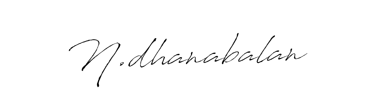 You should practise on your own different ways (Antro_Vectra) to write your name (N.dhanabalan) in signature. don't let someone else do it for you. N.dhanabalan signature style 6 images and pictures png