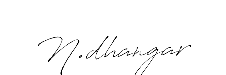 The best way (Antro_Vectra) to make a short signature is to pick only two or three words in your name. The name N.dhangar include a total of six letters. For converting this name. N.dhangar signature style 6 images and pictures png