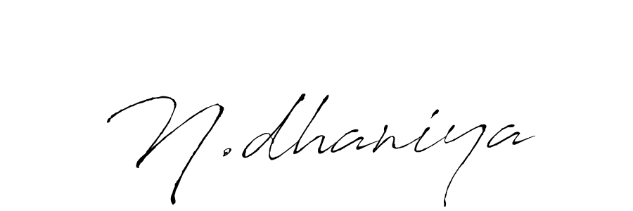 This is the best signature style for the N.dhaniya name. Also you like these signature font (Antro_Vectra). Mix name signature. N.dhaniya signature style 6 images and pictures png