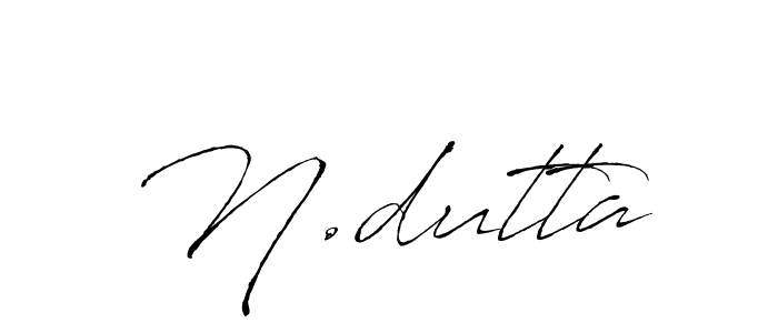 Use a signature maker to create a handwritten signature online. With this signature software, you can design (Antro_Vectra) your own signature for name N.dutta. N.dutta signature style 6 images and pictures png