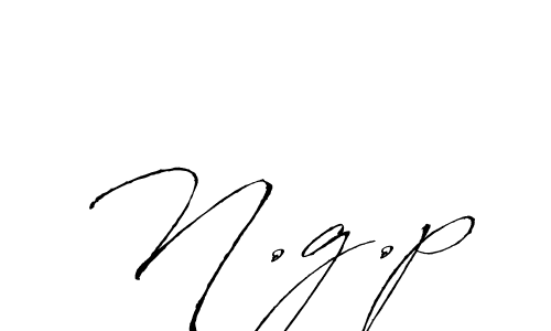 You should practise on your own different ways (Antro_Vectra) to write your name (N.g.p) in signature. don't let someone else do it for you. N.g.p signature style 6 images and pictures png