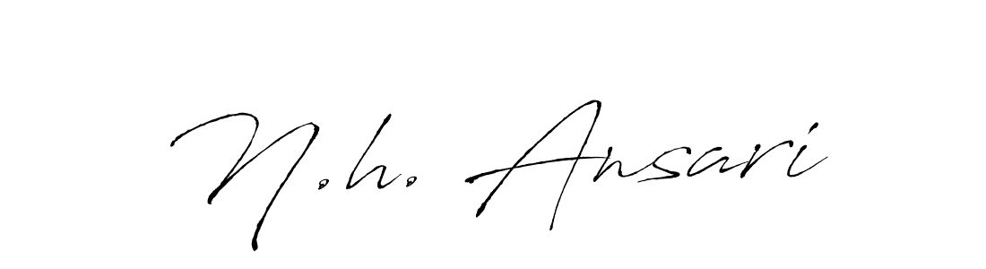 Here are the top 10 professional signature styles for the name N.h. Ansari. These are the best autograph styles you can use for your name. N.h. Ansari signature style 6 images and pictures png