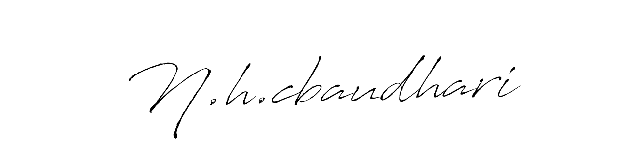 Design your own signature with our free online signature maker. With this signature software, you can create a handwritten (Antro_Vectra) signature for name N.h.cbaudhari. N.h.cbaudhari signature style 6 images and pictures png