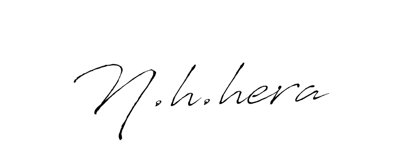 Similarly Antro_Vectra is the best handwritten signature design. Signature creator online .You can use it as an online autograph creator for name N.h.hera. N.h.hera signature style 6 images and pictures png