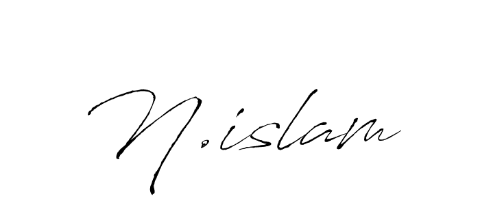 Antro_Vectra is a professional signature style that is perfect for those who want to add a touch of class to their signature. It is also a great choice for those who want to make their signature more unique. Get N.islam name to fancy signature for free. N.islam signature style 6 images and pictures png