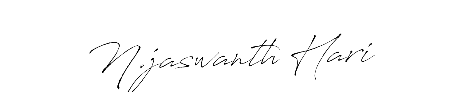 Also we have N.jaswanth Hari name is the best signature style. Create professional handwritten signature collection using Antro_Vectra autograph style. N.jaswanth Hari signature style 6 images and pictures png