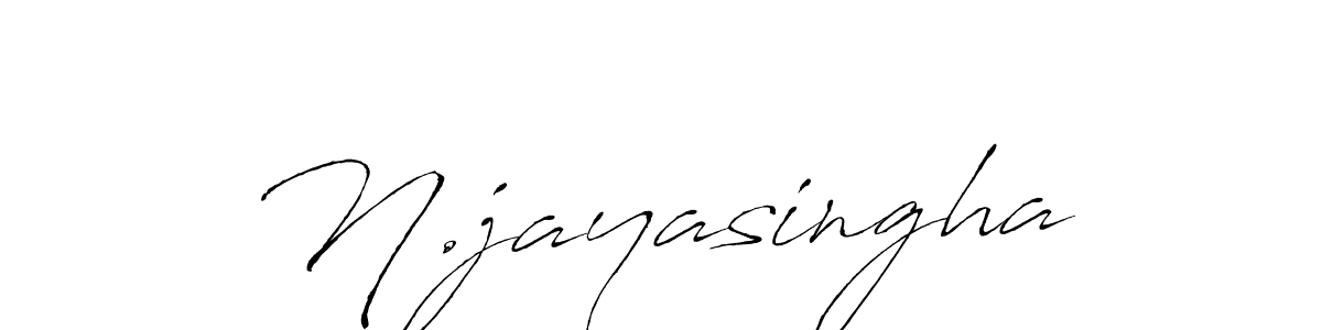 Also we have N.jayasingha name is the best signature style. Create professional handwritten signature collection using Antro_Vectra autograph style. N.jayasingha signature style 6 images and pictures png