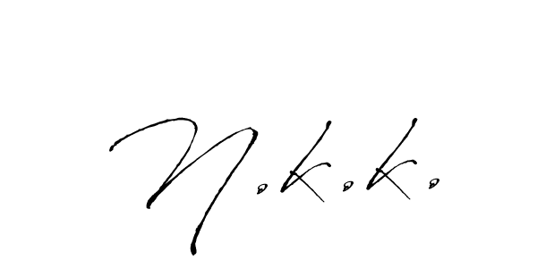 The best way (Antro_Vectra) to make a short signature is to pick only two or three words in your name. The name N.k.k. include a total of six letters. For converting this name. N.k.k. signature style 6 images and pictures png