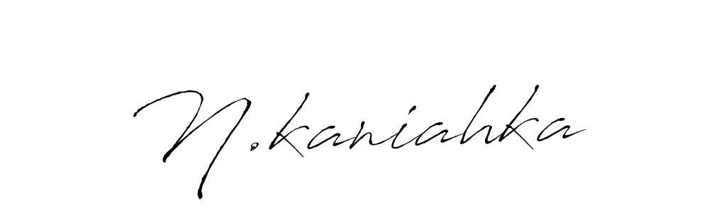 You should practise on your own different ways (Antro_Vectra) to write your name (N.kaniahka) in signature. don't let someone else do it for you. N.kaniahka signature style 6 images and pictures png