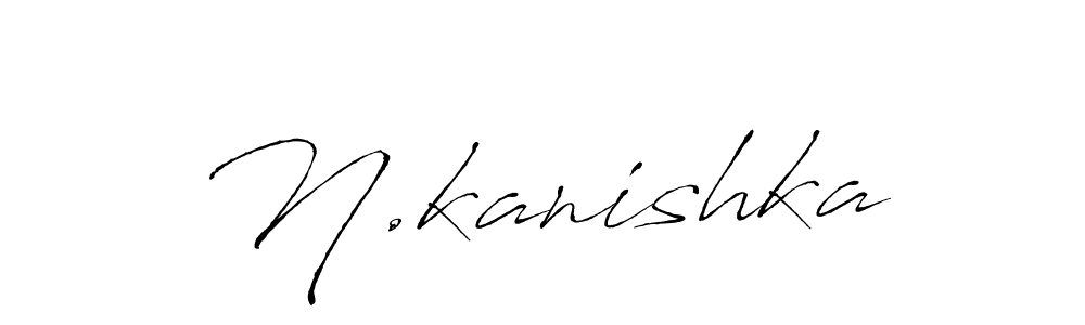 N.kanishka stylish signature style. Best Handwritten Sign (Antro_Vectra) for my name. Handwritten Signature Collection Ideas for my name N.kanishka. N.kanishka signature style 6 images and pictures png