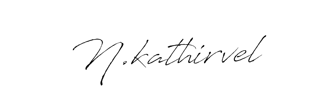 How to make N.kathirvel signature? Antro_Vectra is a professional autograph style. Create handwritten signature for N.kathirvel name. N.kathirvel signature style 6 images and pictures png