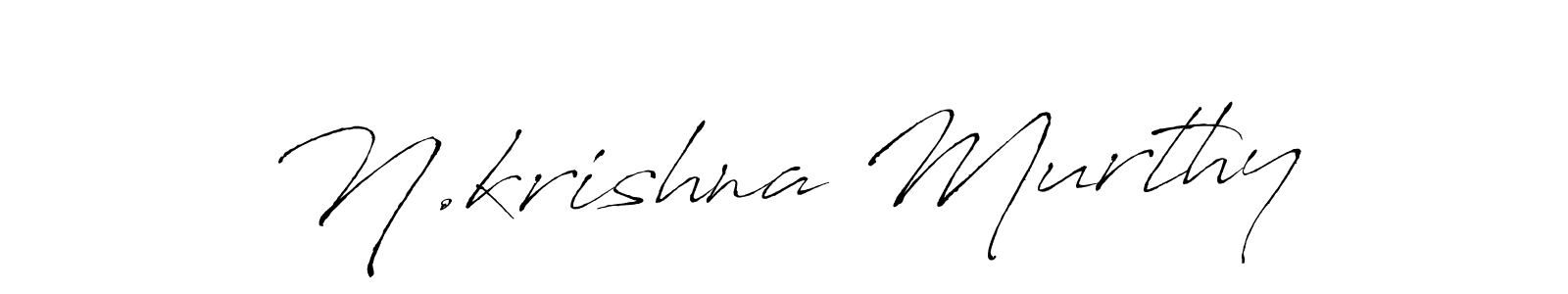 Antro_Vectra is a professional signature style that is perfect for those who want to add a touch of class to their signature. It is also a great choice for those who want to make their signature more unique. Get N.krishna Murthy name to fancy signature for free. N.krishna Murthy signature style 6 images and pictures png