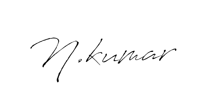 N.kumar stylish signature style. Best Handwritten Sign (Antro_Vectra) for my name. Handwritten Signature Collection Ideas for my name N.kumar. N.kumar signature style 6 images and pictures png