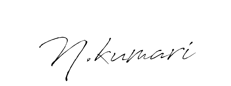 Create a beautiful signature design for name N.kumari. With this signature (Antro_Vectra) fonts, you can make a handwritten signature for free. N.kumari signature style 6 images and pictures png