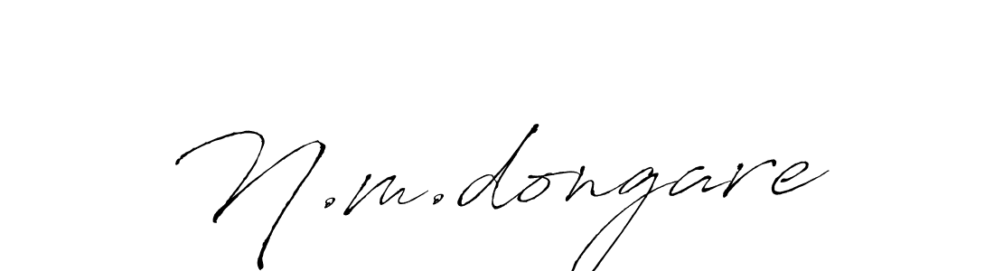 Make a beautiful signature design for name N.m.dongare. Use this online signature maker to create a handwritten signature for free. N.m.dongare signature style 6 images and pictures png