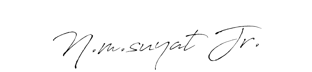 See photos of N.m.suyat Jr. official signature by Spectra . Check more albums & portfolios. Read reviews & check more about Antro_Vectra font. N.m.suyat Jr. signature style 6 images and pictures png
