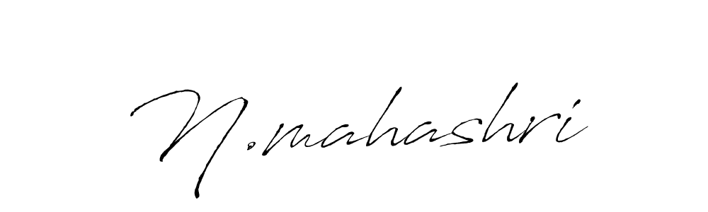 Make a beautiful signature design for name N.mahashri. Use this online signature maker to create a handwritten signature for free. N.mahashri signature style 6 images and pictures png