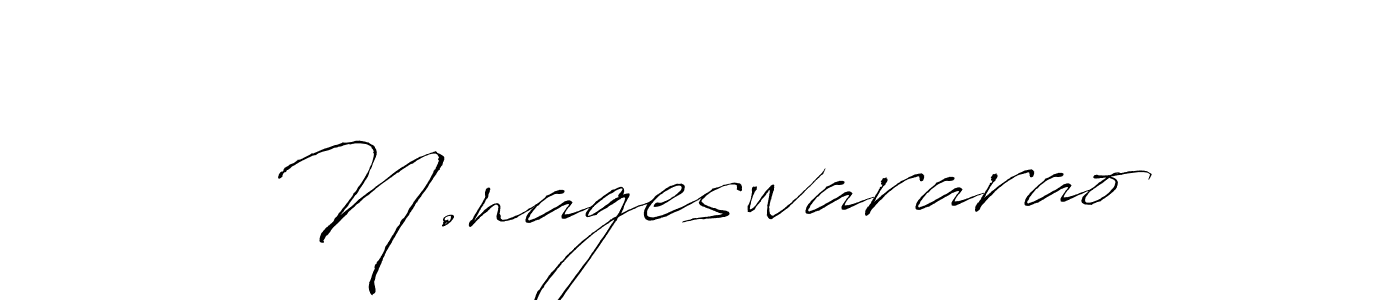 The best way (Antro_Vectra) to make a short signature is to pick only two or three words in your name. The name N.nageswararao include a total of six letters. For converting this name. N.nageswararao signature style 6 images and pictures png