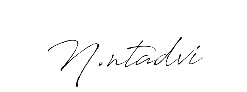 Create a beautiful signature design for name N.ntadvi. With this signature (Antro_Vectra) fonts, you can make a handwritten signature for free. N.ntadvi signature style 6 images and pictures png