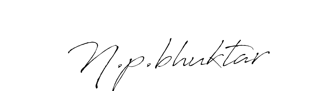 Best and Professional Signature Style for N.p.bhuktar. Antro_Vectra Best Signature Style Collection. N.p.bhuktar signature style 6 images and pictures png