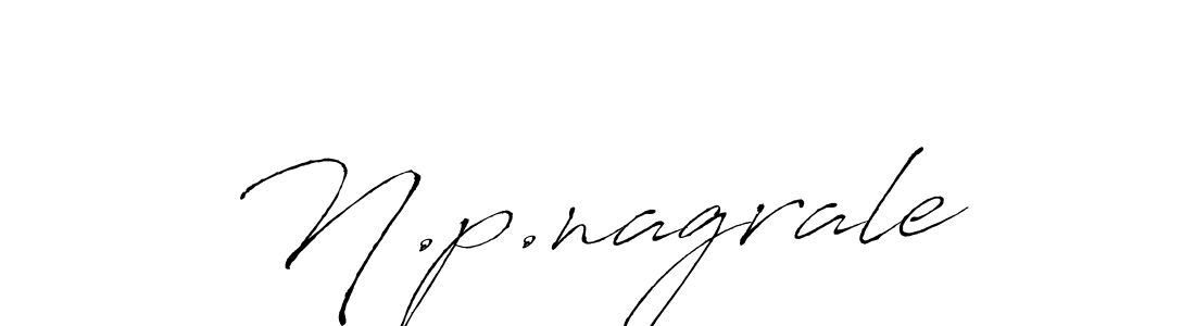 The best way (Antro_Vectra) to make a short signature is to pick only two or three words in your name. The name N.p.nagrale include a total of six letters. For converting this name. N.p.nagrale signature style 6 images and pictures png