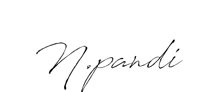 Use a signature maker to create a handwritten signature online. With this signature software, you can design (Antro_Vectra) your own signature for name N.pandi. N.pandi signature style 6 images and pictures png