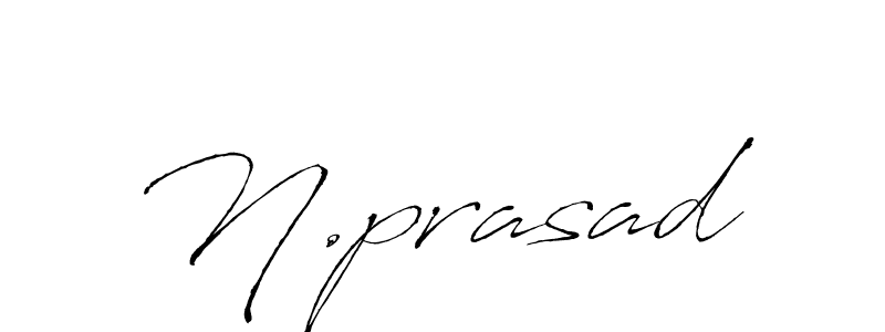 Also we have N.prasad name is the best signature style. Create professional handwritten signature collection using Antro_Vectra autograph style. N.prasad signature style 6 images and pictures png