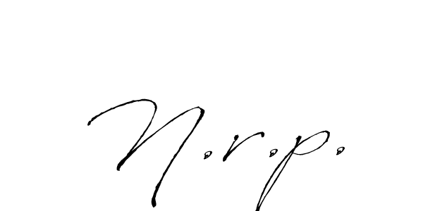 The best way (Antro_Vectra) to make a short signature is to pick only two or three words in your name. The name N.r.p. include a total of six letters. For converting this name. N.r.p. signature style 6 images and pictures png