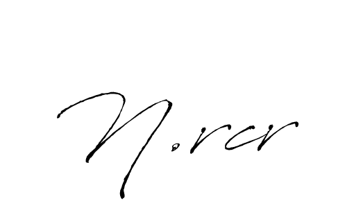 You should practise on your own different ways (Antro_Vectra) to write your name (N.rcr) in signature. don't let someone else do it for you. N.rcr signature style 6 images and pictures png