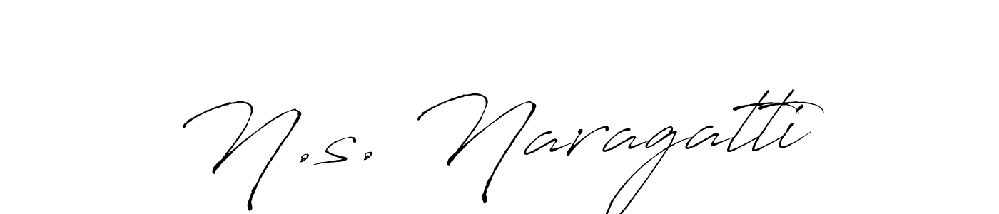 Once you've used our free online signature maker to create your best signature Antro_Vectra style, it's time to enjoy all of the benefits that N.s. Naragatti name signing documents. N.s. Naragatti signature style 6 images and pictures png